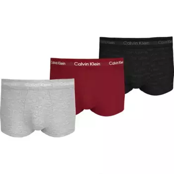 Трусы-боксеры Calvin Klein Low Rise 3 units, разноцветный