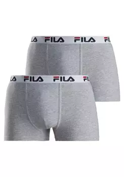 Трусы боксеры Fila, пестрый серый