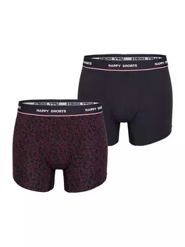 Трусы боксеры Happy Shorts Trunks, синий/красный