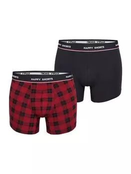 Трусы боксеры Happy Shorts Trunks, синий/красный