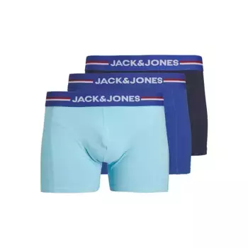 Трусы-боксеры Jack & Jones Tim Solid 3 units, разноцветный