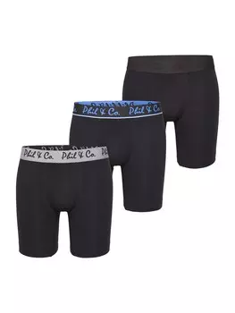 Трусы боксеры Phil & Co. Berlin Jersey Long Boxer, черный