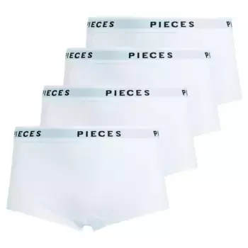 Трусы-боксеры Pieces Logo 4 units, белый