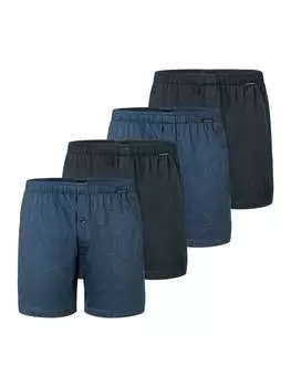 Трусы боксеры Schiesser, цвет blau/dunkelblau