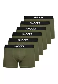 Трусы боксеры Snocks, оливковое