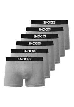 Трусы боксеры Snocks, серый