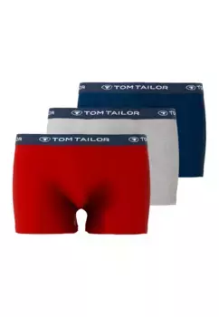 Трусы-боксеры TOM TAILOR "Буфер" (упаковка, 3 шт.), красный