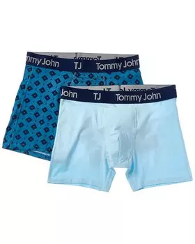 Трусы-боксеры Tommy John 2pk Stretch, синий