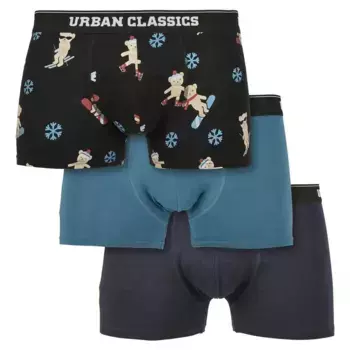 Трусы-боксеры Urban Classics Organic X-Mas 3 units, разноцветный