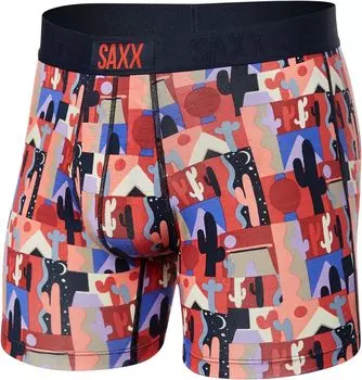Трусы-боксеры Vibe Super Soft Boxer SAXX UNDERWEAR, цвет Painted Desert/Multi
