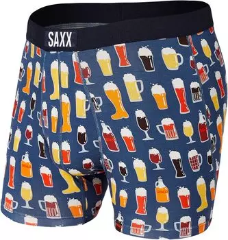 Трусы-боксеры Vibe Super Soft Boxer SAXX UNDERWEAR, цвет Dark Denim Pitcher Perfect