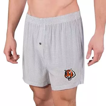 Трусы Concepts Sport Cincinnati Bengals, серый