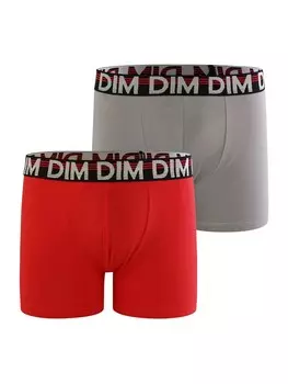 Трусы DIM, цвет Grey/Red