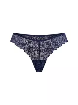Трусы Erlich Textil String FLUID LACE BRAZIL, цвет mitternachtblau