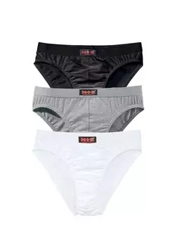 Трусы H.I.S, цвет Grey/Black/White