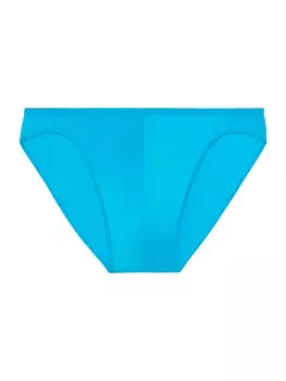 Трусы HOM Micro Briefs Plumes, бирюзовый