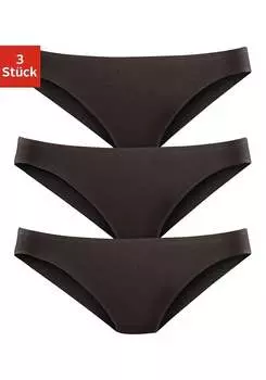 Трусы LASCANA Bikini, черный
