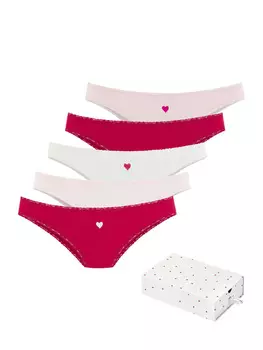 Трусы LASCANA, цвет rot, creme, rosa