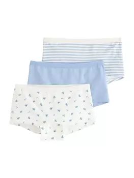 Трусы Lindex, цвет Light blue/Off white