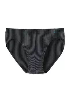Трусы Long Life Soft, в полоску, мужские SCHIESSER, цвет Blauschwarz