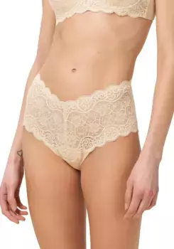Трусы макси Triumph "Amourette 300 Maxi X" с красивым цветочным кружевом, цвет Natur