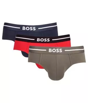 Трусы мужские Boss брифы 3 шт, мультиколор