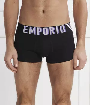 Трусы мужские Emporio Armani боксеры хлопковые, черный