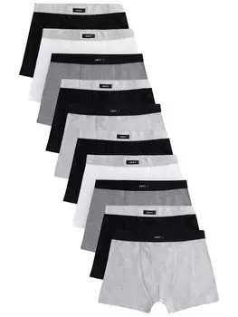 Трусы Next, цвет mottled grey/Black/White