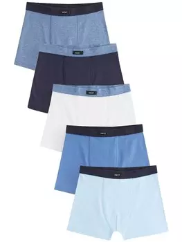 Трусы Next, цвет Navy/Azure/Light blue/mottled blue