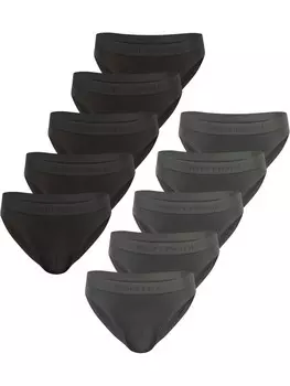 Трусы normani 10 aus Bio Baumwolle Sliwen, цвет grau/schwarz