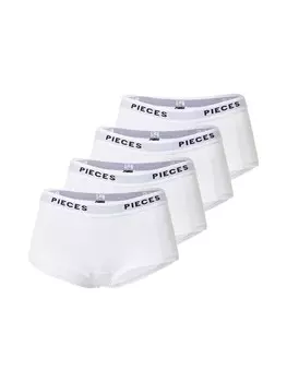 Трусы PIECES Boyshorts, белый