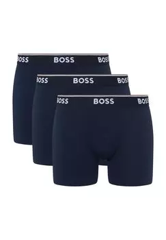 Трусы, пояс с логотипом, мужские BOSS, цвет Open Blue