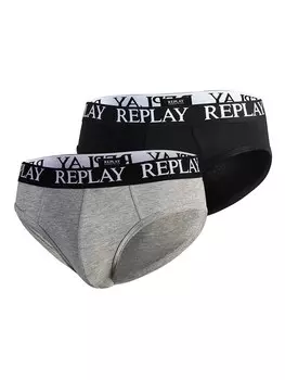 Трусы REPLAY, цвет Light grey/Black