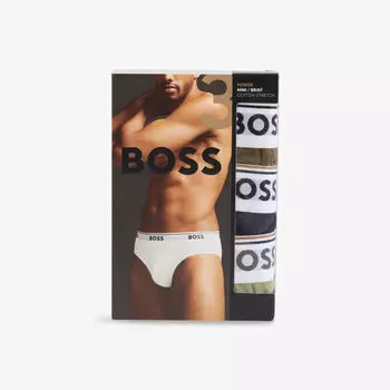 Трусы с логотипом Boss Power на резинке, 3 пары
