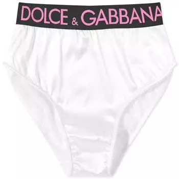 Трусы с логотипом Dolce & Gabbana высокой посадки