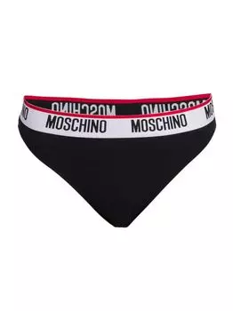 Трусы с логотипом Moschino, черный
