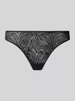 Трусы с полупрозрачным дизайном Calvin Klein Underwear, черный