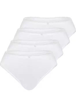 Трусы Sassa 4er Sparpack String, белый