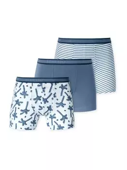 Трусы SCHIESSER, цвет Blue denim/White