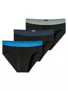 Трусы Schiesser, цвет indigo, khaki, aquarium