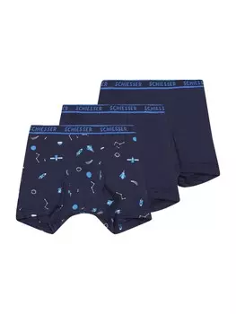 Трусы SCHIESSER, цвет Navy/Turquoise