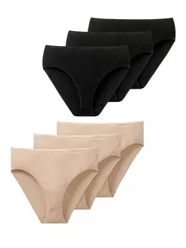 Трусы Schiesser, цвет schwarz/beige