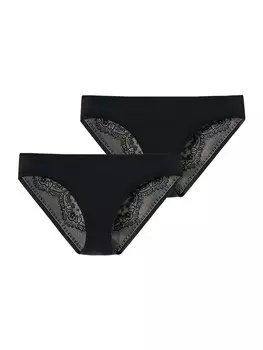 Трусы Schiesser INVISIBLE LACE, черный