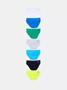 Трусы Seven-Pack с буквенным принтом Ovs, цвет blue/green
