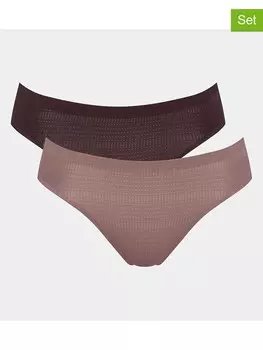 Трусы Sloggi 2er Set, цвет hellbraun/braun