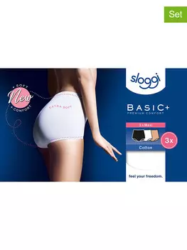 Трусы Sloggi, цвет schwarz/wei/beige