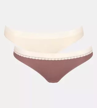 Трусы Sloggi GO, цвет Cream/Brown