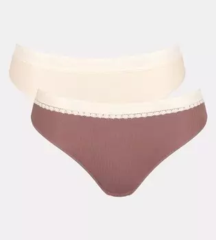 Трусы Sloggi GO, цвет Cream/Brown