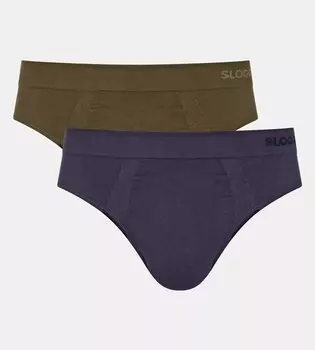 Трусы SLOGGI GO, цвет Navy/Green