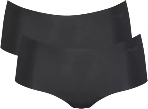 Трусы sloggi "ZERO Microfibre 2.0 Short 2P" (2 шт. в упаковке), бесшовные и невидимые, черный